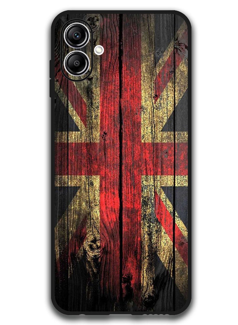 Theodor Case Compatible with Samsung Galaxy A07 6.7 Inch Protection Shockproof Bumper Cover Vintage wood - Image 1